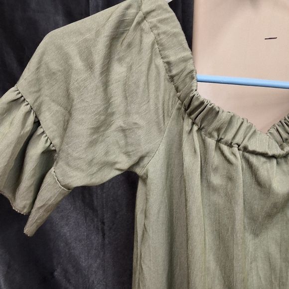 See You Monday Olive Green Top - Picture 7 of 7